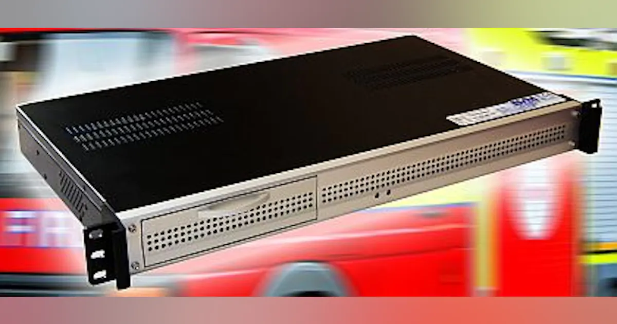 Rugged 1U rackmount server and workstation for emergency vehicles ...