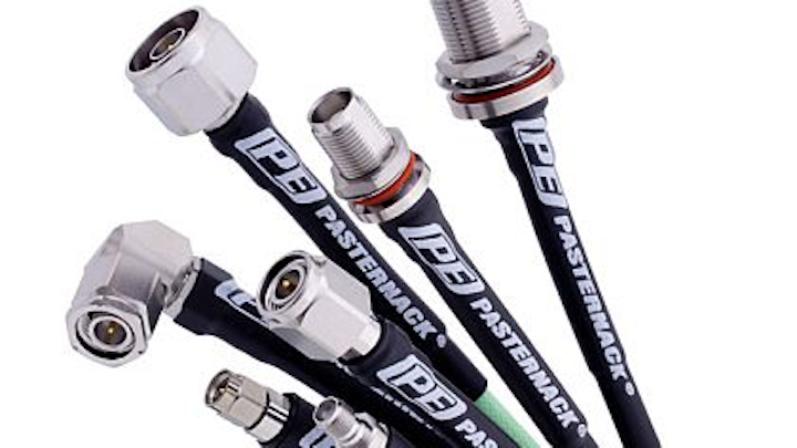 Flexible 18 GHz low-loss test cables for testing applications introduced by Pasternack