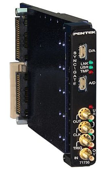 FPGA-based data converter XMC module for radar and communications introduced by Pentek