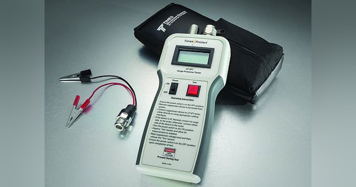 Surge-protection tester for lightning-protection devices introduced by ...