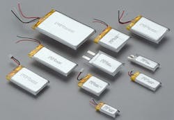 Lithium polymer batteries for portable industrial electronics introduced by Renata