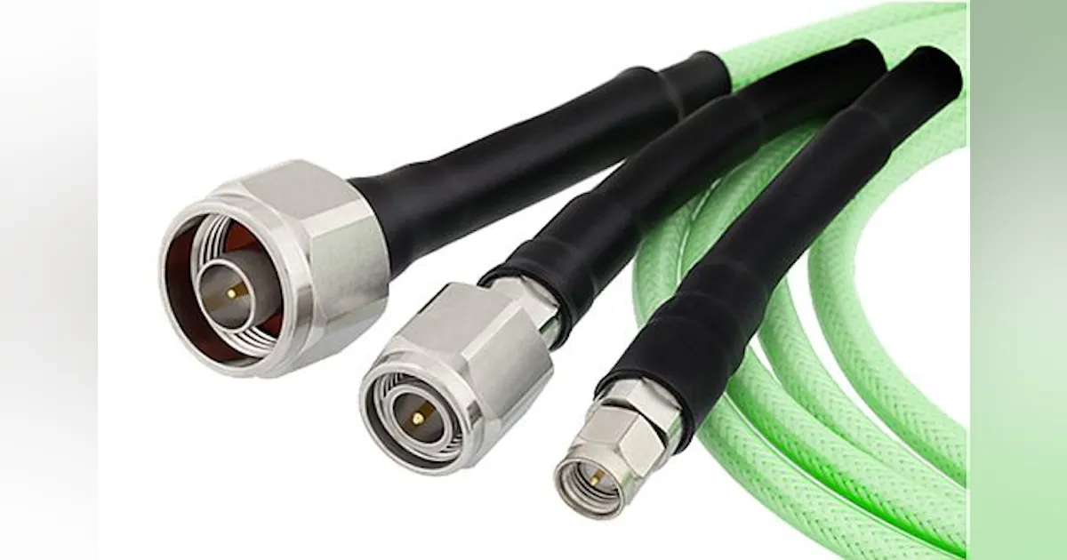 Low-loss test cables for rugged, phase-stable cable uses introduced by ...