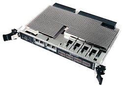 40 Gigabit Ethernet switch-fabric module for embedded sensor processing offered by Mercury 40 Gigabit Ethernet switch-fabric module for embedded sensor processing offered by Mercury