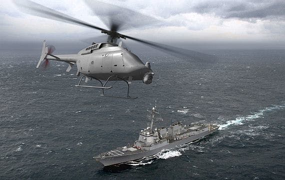 Navy asks for five long-range Fire Scout UAVs