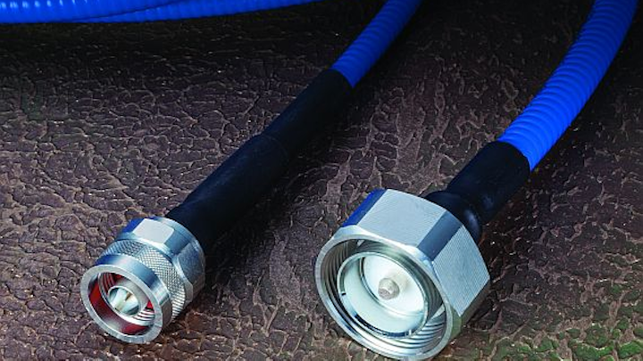 3/8- and 1/2-inch 50 Ohm low-loss plenum rated coaxial cable introduced by Time Microwave