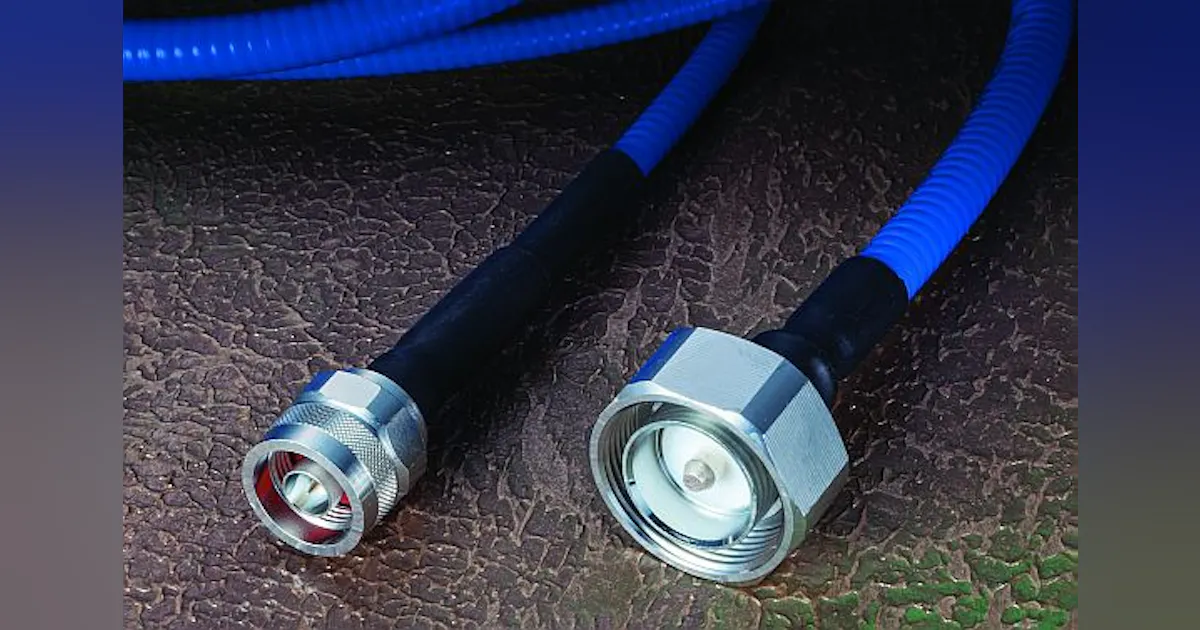 3/8- and 1/2-inch 50 Ohm low-loss plenum rated coaxial cable introduced ...