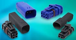 Rugged connectors for harsh environments with vibration and caustic fluids offered by Amphenol Rugged connectors for harsh environments with vibration and caustic fluids offered by Amphenol