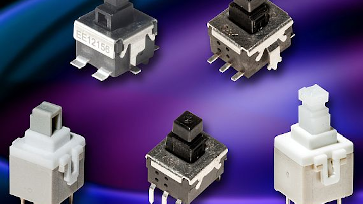 Board-mounted switches for industrial or automotive applications introduced by C&K