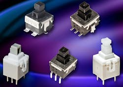 Board-mounted switches for industrial or automotive applications introduced by C&K Board-mounted switches for industrial or automotive applications introduced by C&K