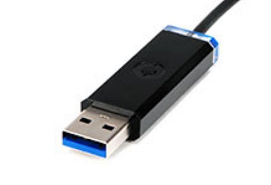 Optical USB cables from Corning send data at 5 gigabits per second as far as 30 meters