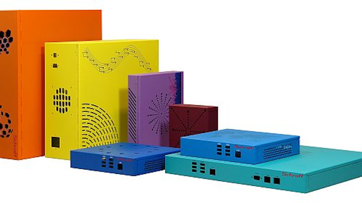 Small-form-factor embedded computing enclosures for communications and industrial offered by Pentair