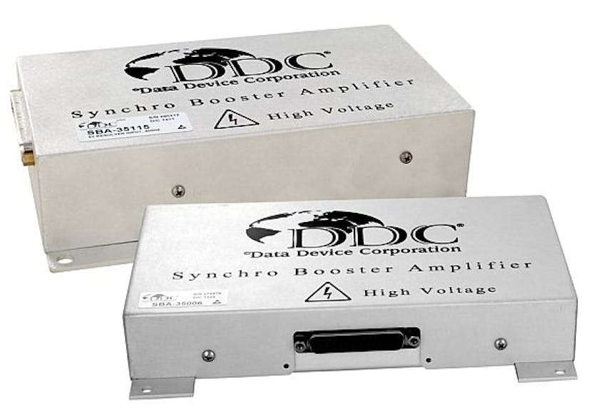 Synchro booster amplifier for shipboard electronics applications introduced by DDC