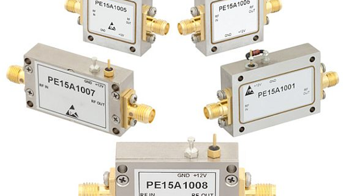 Low-noise amplifiers (LNAs) for military and commercial applications introduced by Pasternack