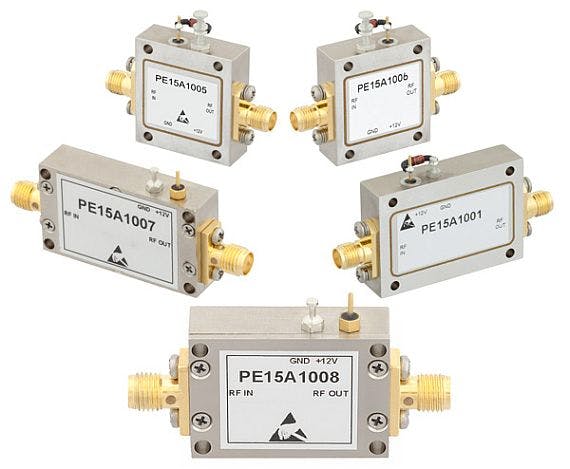 Low-noise amplifiers (LNAs) for military and commercial applications introduced by Pasternack