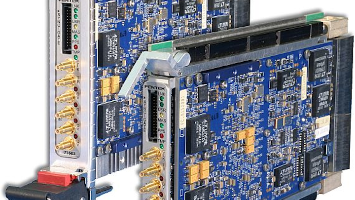 Full spectrum GSM channelizer 3U VPX module for military uses introduced by Pentek
