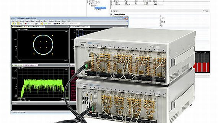 Multi-channel PXI-based test solution for complex carrier aggregation introduced by Agilent
