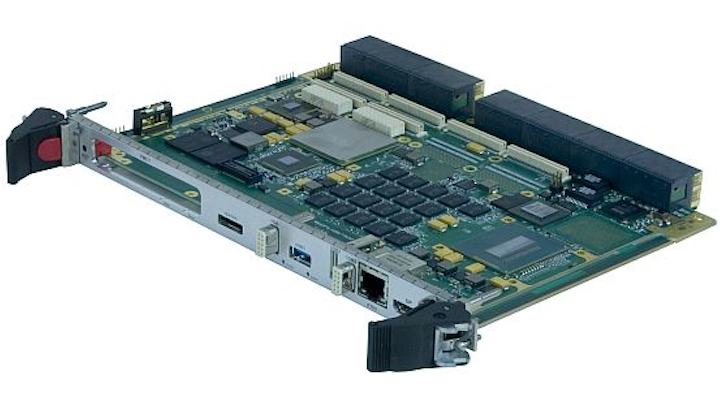 Rugged 6U VPX single board computer for unmanned vehicles, radar, and sonar introduced by GE