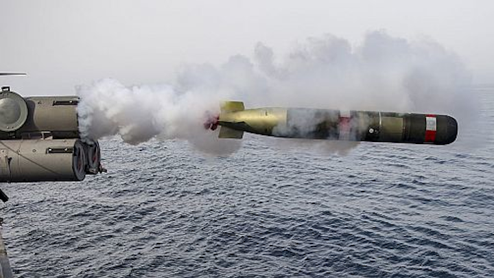 Raytheon to repair and upgrade Navy's inventory of Mark 54 lightweight air-launched torpedoes