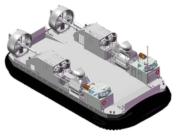 Navy authorizes Textron to start building one of first LCAC replacement vessels