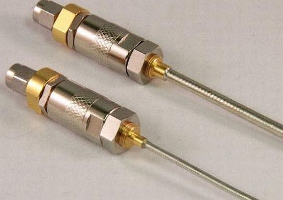 Direct-solder versions of phase-adjustable RF and microwave connectors offered by Coaxicom