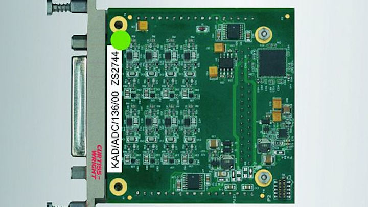 COTS analog module for flight test instrumentation applications introduced by Curtiss-Wright