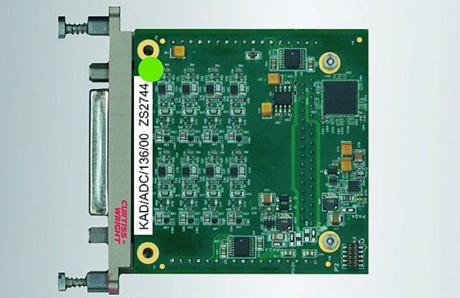 COTS analog module for flight test instrumentation applications introduced by Curtiss-Wright