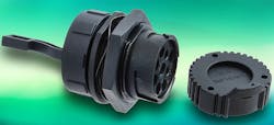 Circular connector with a small flange to fit heavy equipment vehicles introduced by Amphenol Circular connector with a small flange to fit heavy equipment vehicles introduced by Amphenol