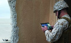 Tablet computer-based control system for unmanned ground vehicles introduced by iRobot Tablet computer-based control system for unmanned ground vehicles introduced by iRobot