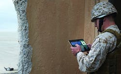 Tablet computer-based control system for unmanned ground vehicles introduced by iRobot