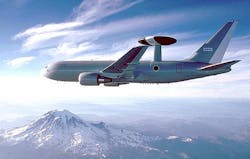 Boeing to upgrade onboard computers and electronics for Japan's fleet of E-767 AWACS aircraft Boeing to upgrade onboard computers and electronics for Japan's fleet of E-767 AWACS aircraft