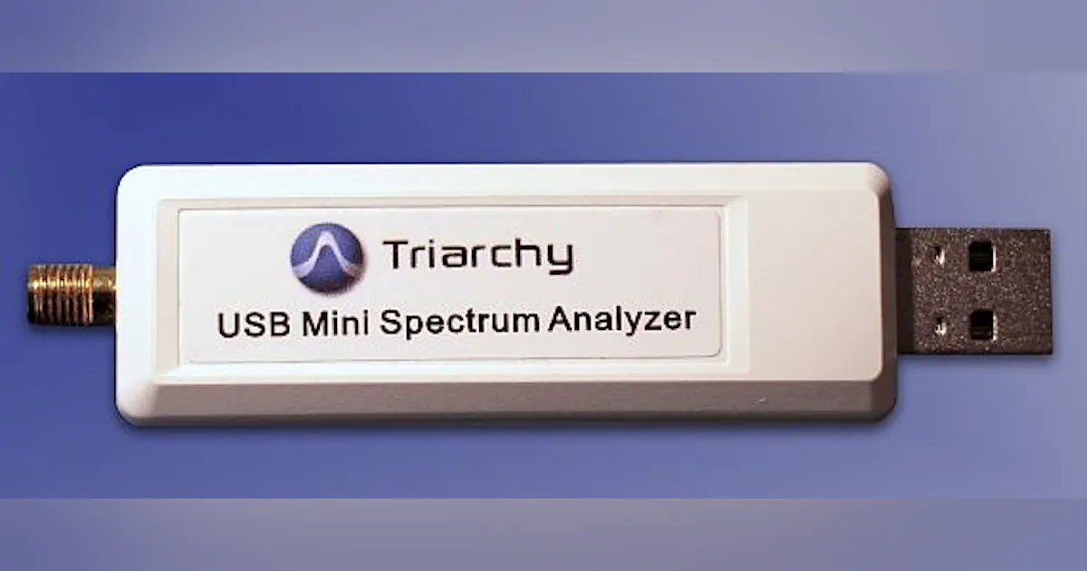PC-based USB spectrum analyzers for basic test and measurement routines ...