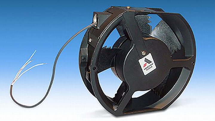 Electronics cooling fan for hazardous and explosive environments introduced by AMETEK Rotron