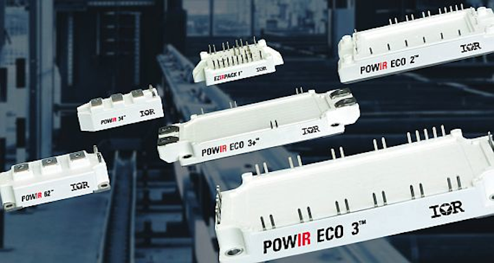 IGBT power electronics modules introduced by IR for high-power industrial applications
