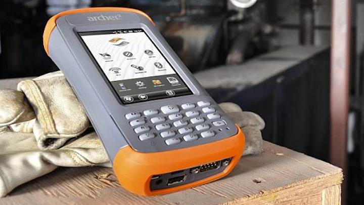 Rugged handheld computer that operates in flammable gases and vapors introduced by Juniper Systems