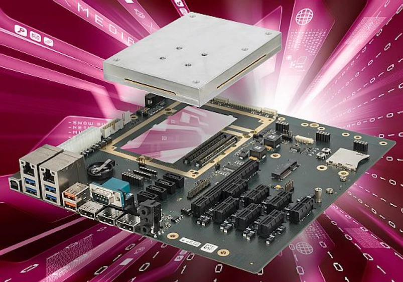 Carrier board for rugged COM Express modules in demanding environments