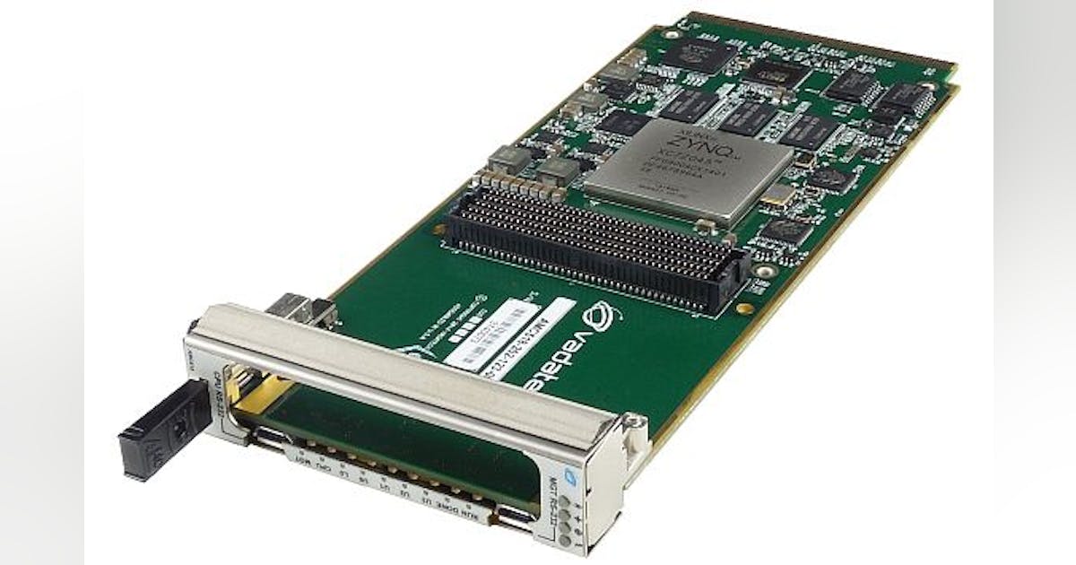 FPGA-based AMC embedded computing module for aerospace and defense ...