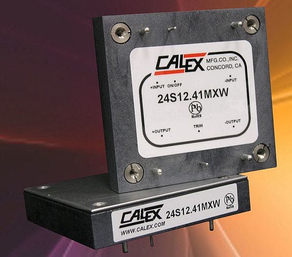 Half-brick DC-DC converters for military, mobile, and industrial uses introduced by Calex