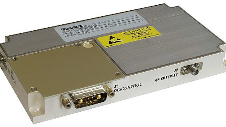 Solid-state GaN RF amplifier for communications, EW, and radar introduced by Comtech PST