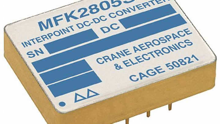 25-Watt DC-DC converter for military, aerospace, and high-reliability introduced by Crane
