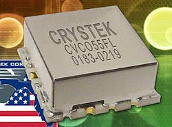 VCO for RF and microwave applications like SATCOM and base stations introduced by Crystek VCO for RF and microwave applications like SATCOM and base stations introduced by Crystek