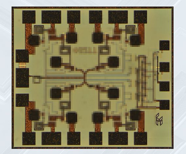Custom MMIC in Westford, Mass., is introducing the CMD203, a DC-20 GHz SP4T nonreflective switch in die form for microwave radio and VSAT, telecom infrastructure, test instrumentation, and military end-use