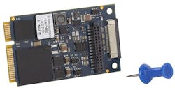 ARINC 429 and ARINC 717 Mini PCI Express board for avionics applications introduced by DDC