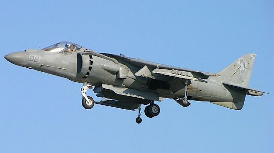 Navy considers upgrading AV-8B jump jet with small-form-factor Link 16 MIDS terminals