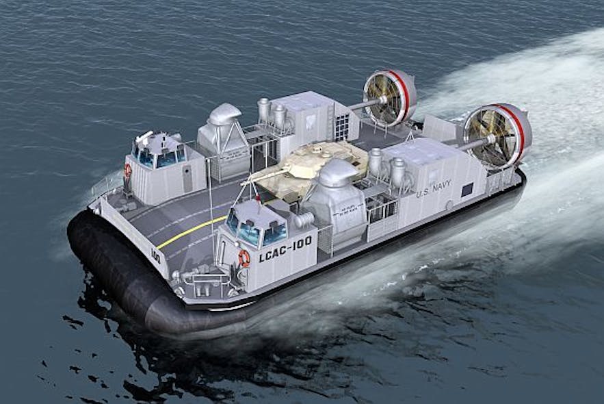 Navy asks Textron to build second and third next-generation LCAC vessels for beach invasions