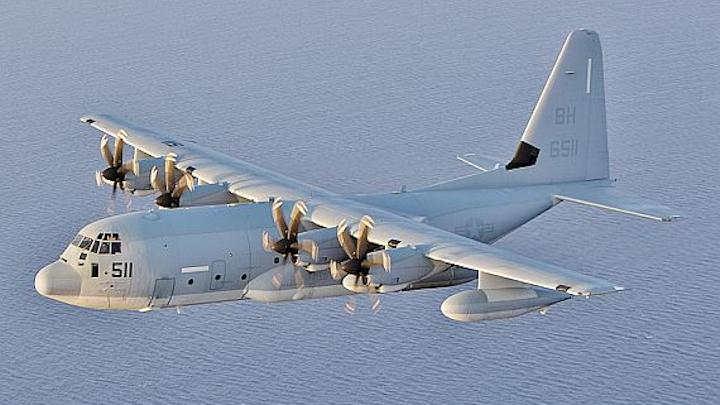 Marines look to ViaSat for hatch-mount SATCOM antenna for streaming video aboard KC-130J aircraft