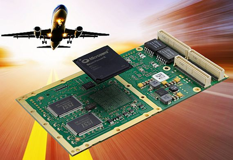 FPGA with an integrated AFDX avionics databus for commercial aircraft