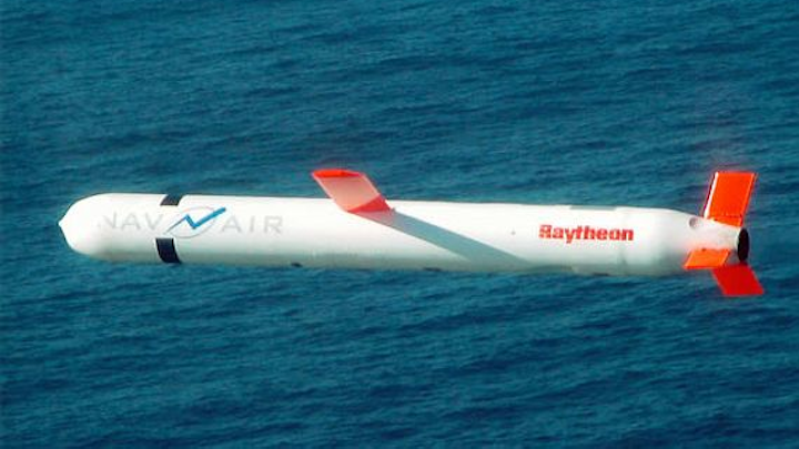 Navy asks Raytheon to build 100 more advanced Tomahawk cruise missiles in $139.2 million order