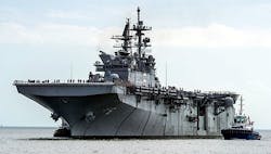 Navy carriers and big-deck amphibs receive new intra-ship voice communications networking