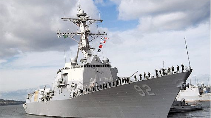 Navy destroyers to increase efficiency and save fuel with new hybrid electric propulsion