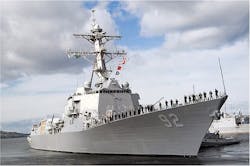 Navy destroyers to increase efficiency and save fuel with new hybrid electric propulsion